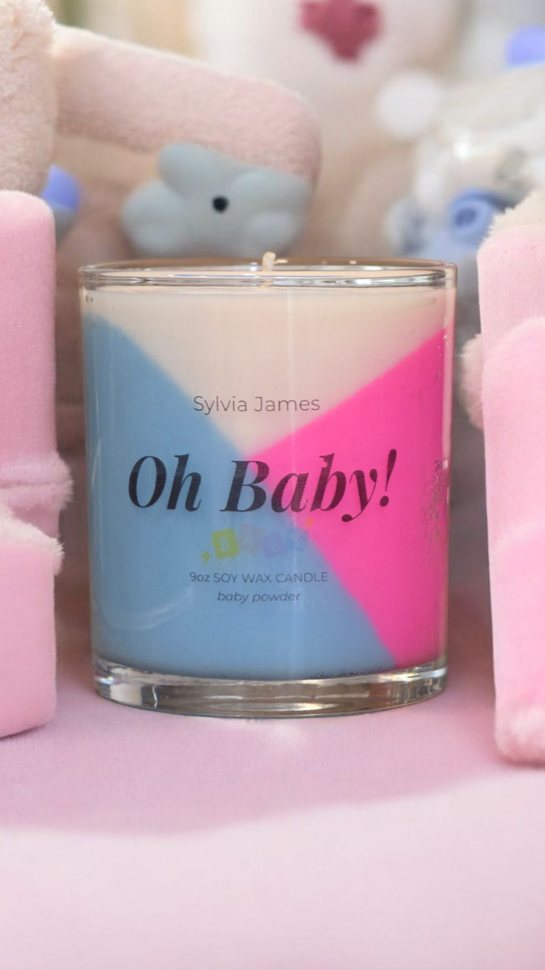 9oz Oh Baby! Gender reveal candle